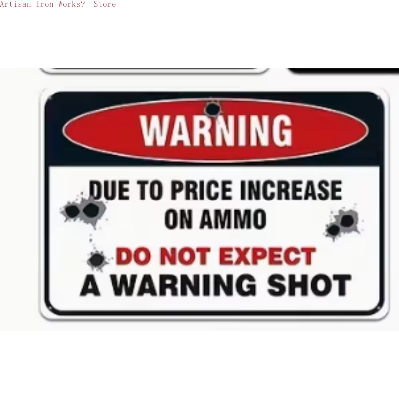 Potdemiel Humorvolles Warnschild aus Metall in Mehrfarbig, B/H: 30 x 20 cm - Bild 4