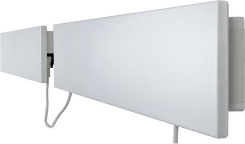 E2 INFRAe2 Infrarotheizung Anti-Schimmel Heizer mit Thermostat und Überhitzungsschutz, 60 W, Weiss - Bild 1