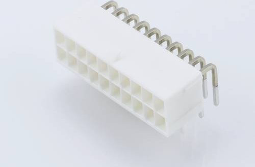 Molex Einbau-Buchsenleiste Standard 20 Polzahl in Weiß - Bild 1