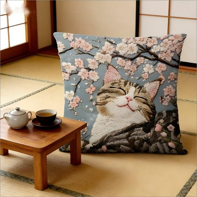 JMG Clothing Zweiseitige Elegante Damenporträt Kissenhülle in Schwarz Weiß mit Kunstdruck, B/B/H: 50 x 50 x 0 cm - Bild 1