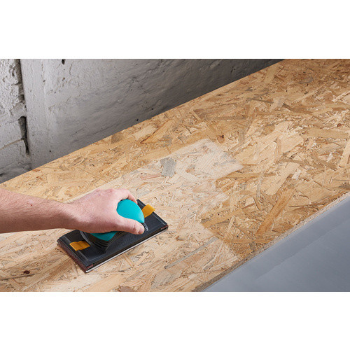 Wolfcraft Schleifpapierrolle Korund Körnung k80 für Holz und Metall in Rot - Bild 1