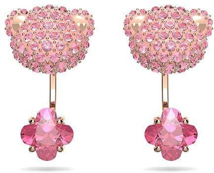 Swarovski Teddy Ohrhänger, Rosa, Kristall, Damen - Bild 1