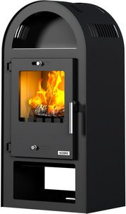 accente Ofen Magna 3.0 plus, schwarz, Stahl, B: 48 cm, H: 98,5 cm - Bild 1