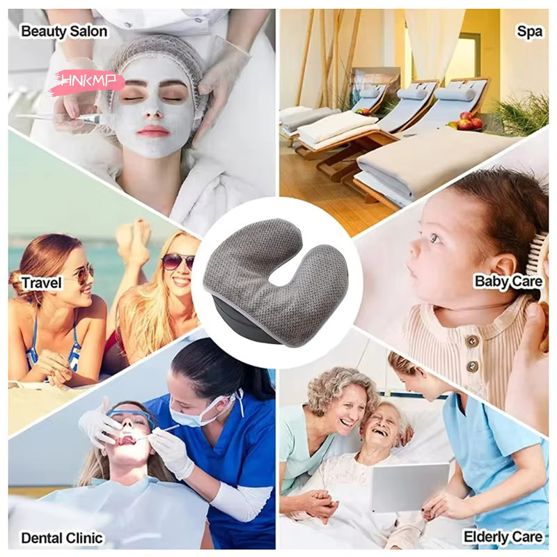 HNKMP U-förmiges Kopfpolster Gesichtskissenbezüge für Beauty SPA Massage - Bild 4