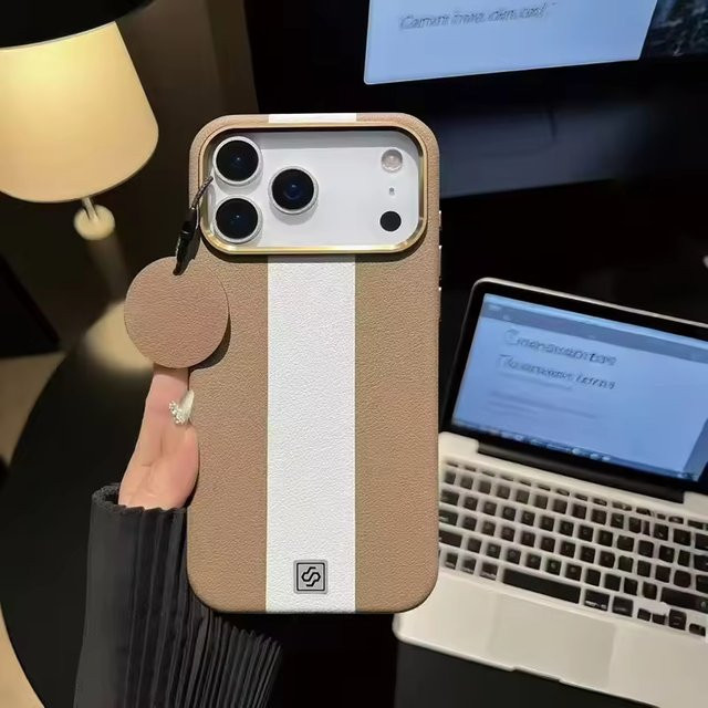 Luxus PU Leder Handyhülle mit MagSafe Magnetfunktion für Apple iPhone 17 Pro Max, iPhone 15, 14, 13 in Blau - Bild 1