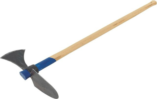LUX-TOOLS Gartenhacke Comfort Wiedehopfhaue aus geschmiedetem Stahl mit Eschenholzgriff - Bild 1