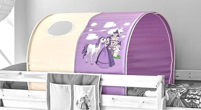 TiCAA Tunnel für Hoch- und Etagenbetten aus Baumwolle in Multicolour - Bild 1
