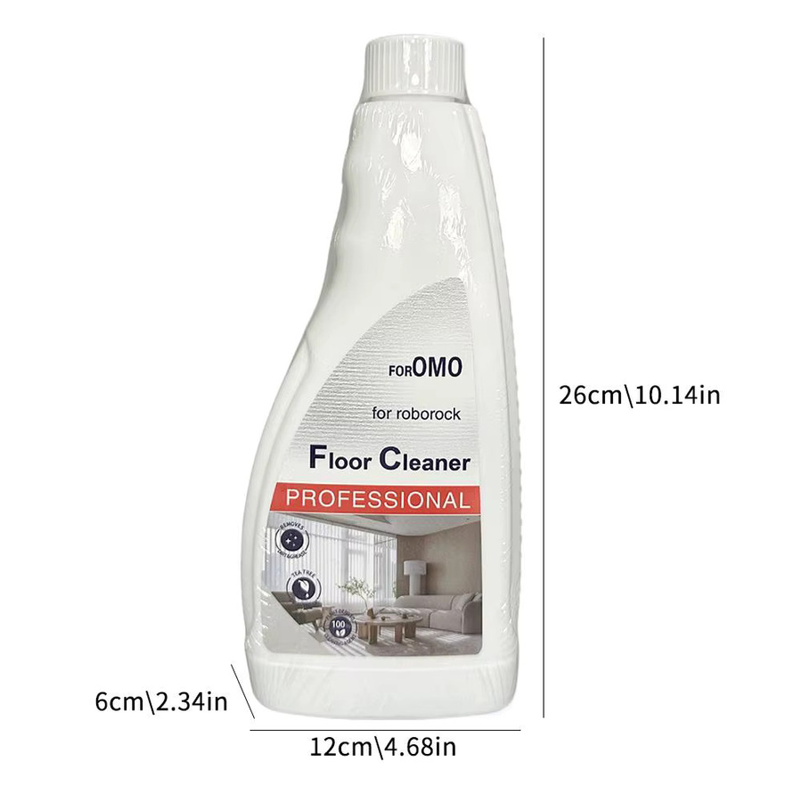 Roborock Bodenreinigungsflüssigkeit OMO Antibakteriell für S8 Pro Ultra, S7 MaxV Ultra, Dyad und S7 Roboterstaubsauger, 480 ml, Weiß - Bild 4