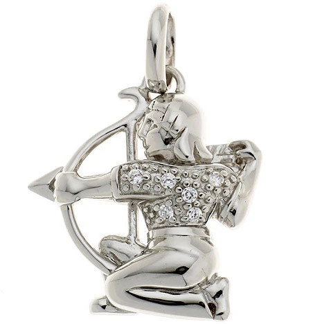 Colfem Anhänger Sternzeichen Schütze, 925 Silber, Zirkonia, Unisex - Bild 1