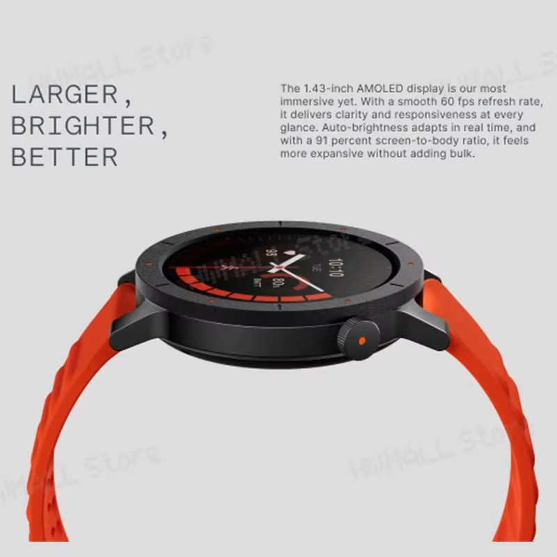 CMF Watch 3 Pro Smartwatch in Grau mit 1,43 Zoll AMOLED-Display, Dual-GPS, Bluetooth-Anrufen, Herzfrequenz- und Schlafverfolgung - Bild 3