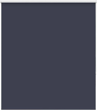 vidaXL Verdunkelungsrollo Marineblau, thermoisolierend, Polyester, B: 125 cm, H: 175 cm