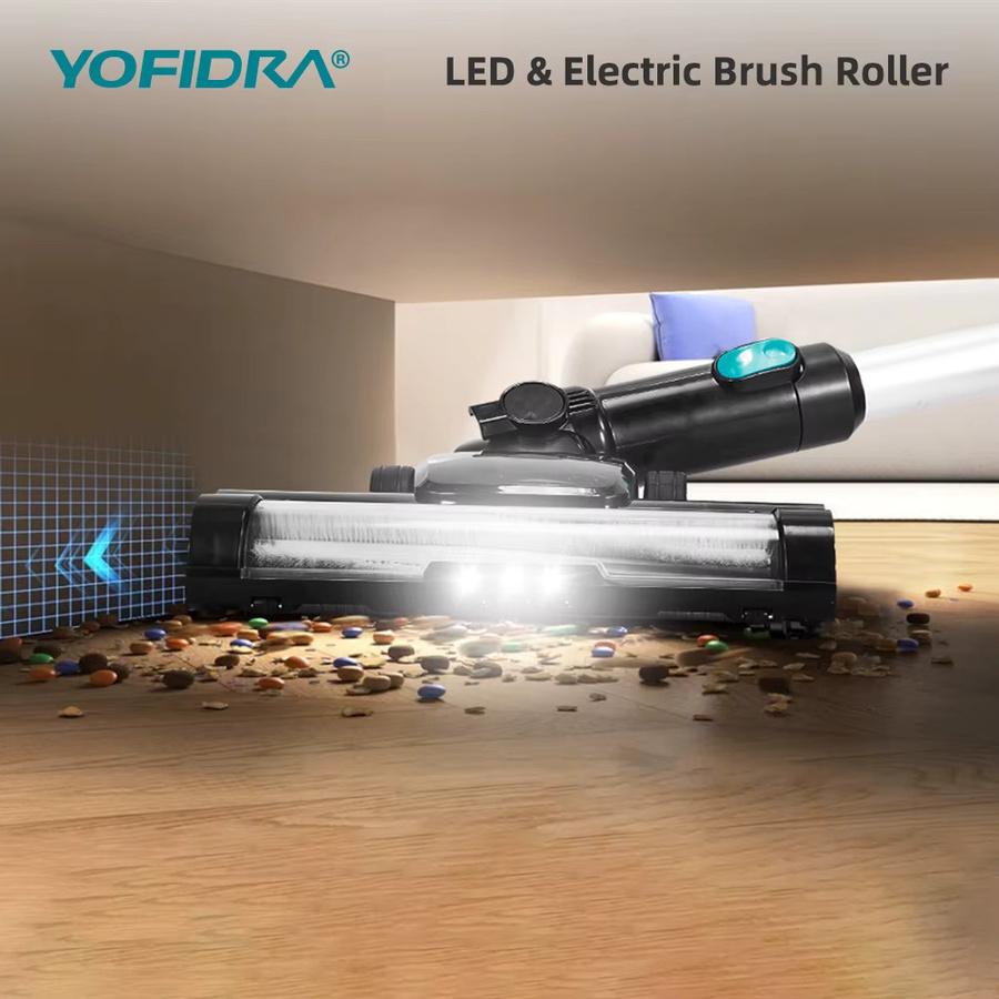 Yofidra Bürstenloser Elektrischer Akku-Staubsauger mit 30kPa Saugkraft und 2 HEPA-Filtern, kompatibel mit Makita 21V Akku, für Zuhause und Auto - Bild 3