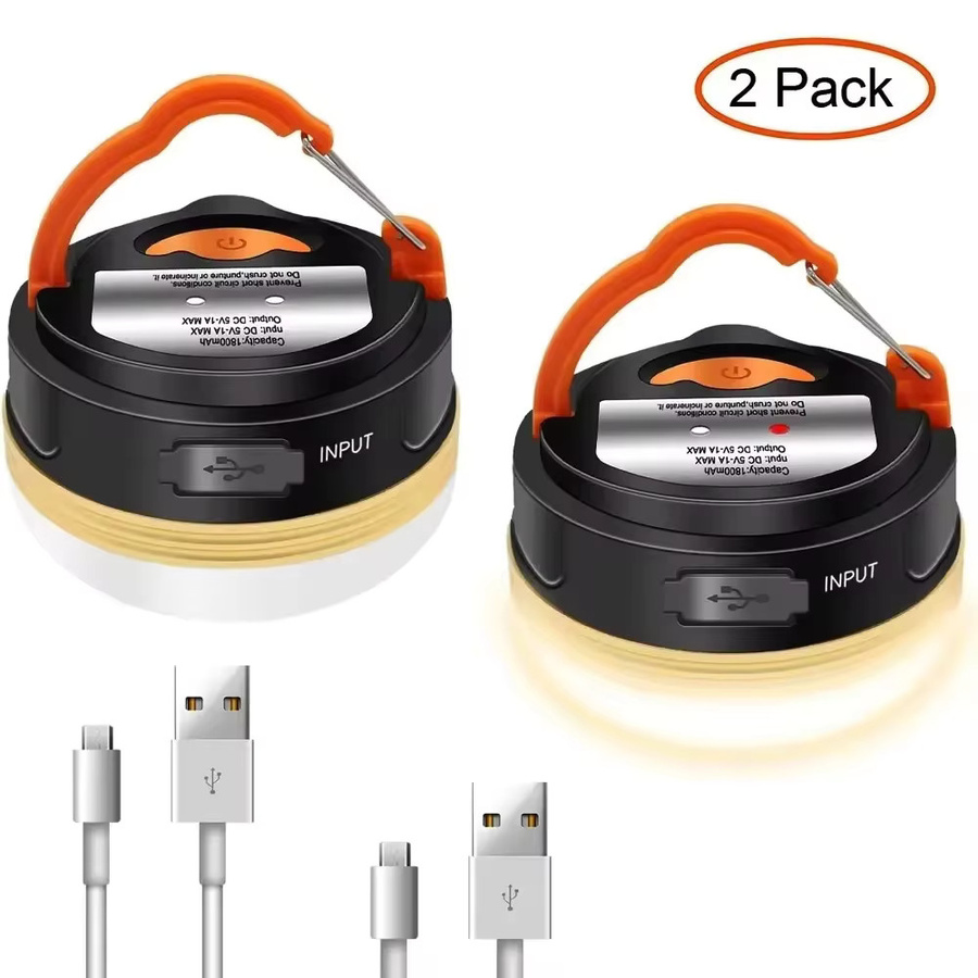 Heinast LED-Laterne in Weiß und Schwarz, wiederaufladbare tragbare Campingleuchte mit Magnet und Haken für Zelt, Garten und Notfälle - Bild 7