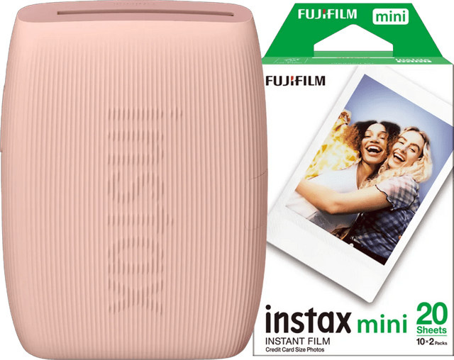 Fujifilm instax mini Link 3 Bluetooth Fotodrucker in Rose Pink inklusive 20 Stück instax mini Colorfilm Glossy - Bild 1