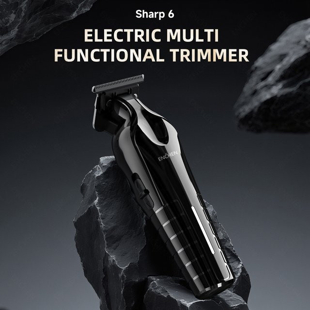 ENCHEN Sharp 6 Elektrischer Multifunktions-Trimmer, Schwarz, Unisex - Bild 1