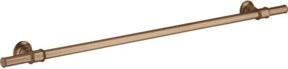 Hansgrohe Axor Montreux Badetuchhalter aus Metall in Gold gebürstet zur Wandmontage, Breite: 80 cm - Bild 1