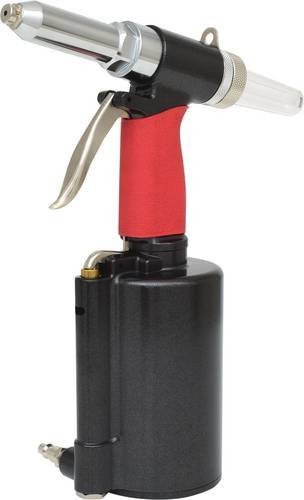 KS Tools Druckluft-Blindniet-Pistole in Rot für Durchmesser 2,4-3,2-4-4,8-5,6-6,4mm - Bild 1
