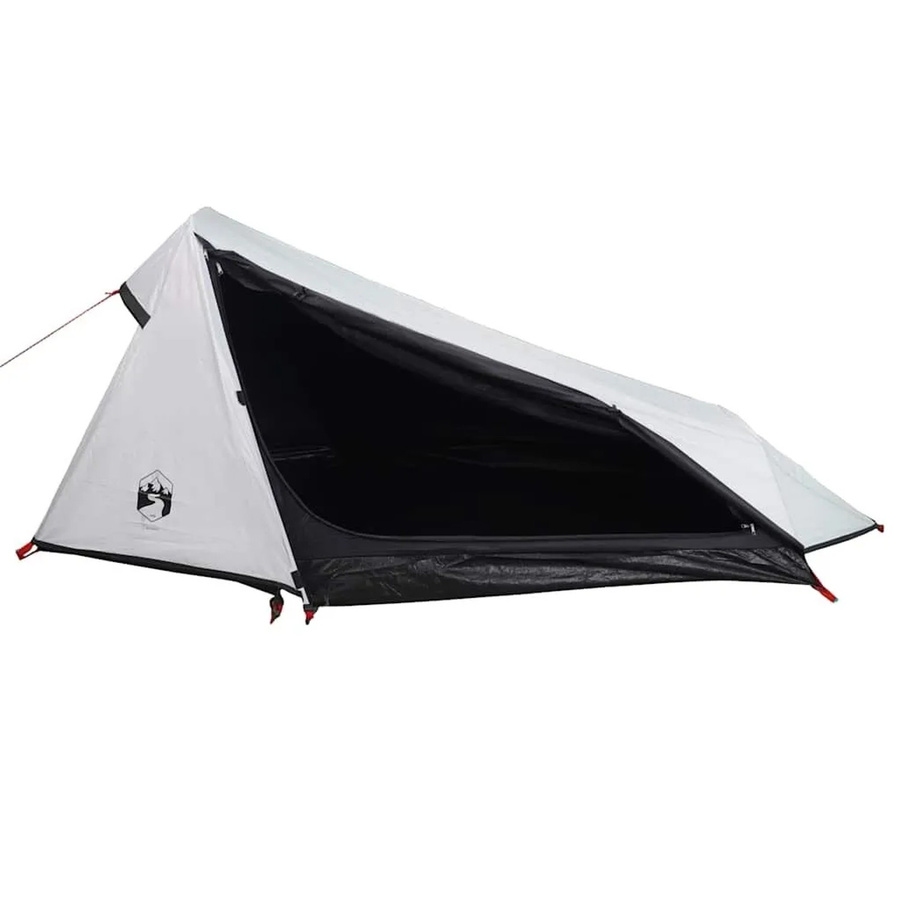 vidaXL Tunnel-Campingzelt für 1 Person in Weiß, verdunkelt und wasserdicht, Modell 94611 - Bild 2