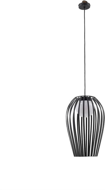 Lucande Außenleuchte Marrin Modern Schwarz aus Metall IP44 E27 - Bild 1