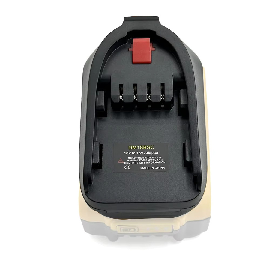 GiFi Power DM18BSC Akku-Adapter Konverter für Dewalt und Milwaukee 18V und 20V Li-Ionen Akkus zur Nutzung mit Heim-Elektrowerkzeugen - Bild 2