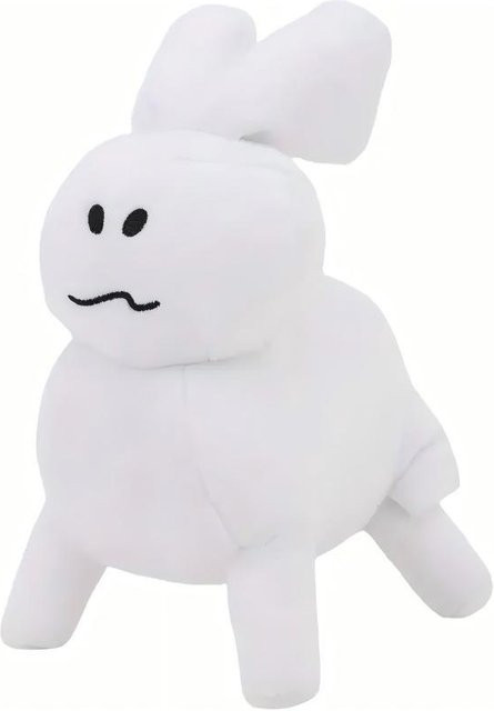 Roblox Forsaken Gubby Plüschtier, Schwarz Weiß Gelb Blau, ab 14 Jahren - Bild 1