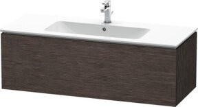 Duravit L-Cube Waschtischunterschrank wandhängend, Braun, B: 122 cm, T: 48,1 cm, H: 40 cm - Bild 1