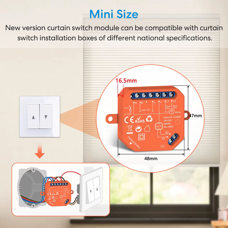 LoraTap Tuya ZigBee Rollos Schalter Relaismodul mit Timer und Sprachsteuerung für Google Alexa und Smart Home - Bild 4