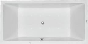 Duravit Whirlwanne Starck in Weiß mit Air-Sys Jets, Einbauversion, Rechteckig, B: 180 cm, T: 90 cm - Bild 1