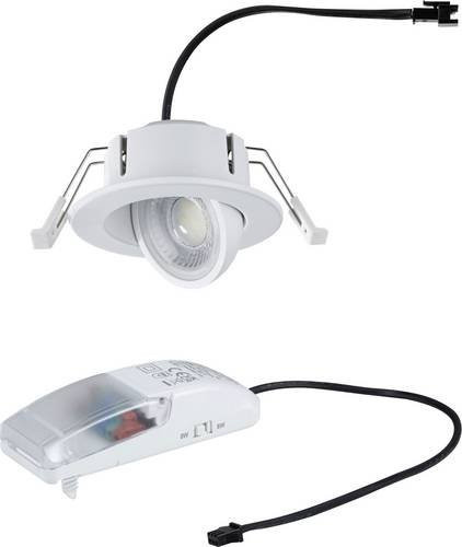 Paulmann LED-Einbauleuchte 92411, rund, weiß, dimmbar, IP65, 8W - Bild 1