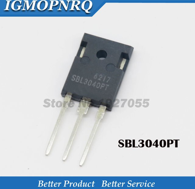 5 Stück SBL3040PT TO-247 SBL3040 TO-3P Schottky-Dioden in Schwarz - Bild 1