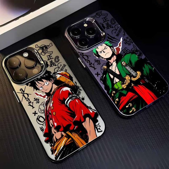 ONE PIECE Silikonhülle für Apple iPhone 12 bis iPhone 17 Pro Max Plus in Bunt - Bild 1