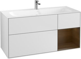 V&B Waschtischunterschrank Finion Walven Weiß lackiert B: 119,6 cm, T: 49,8 cm - Bild 1