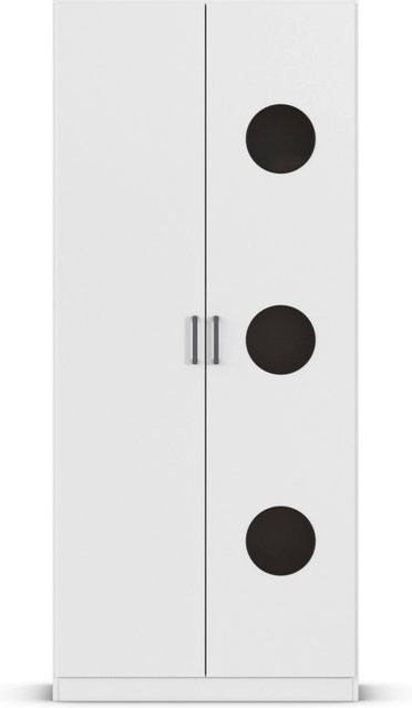 Rauch Blue Allrounder Wäscheschrank 2-türig in Weiß, B: 91 cm, T: 54 cm, H: 210 cm - Bild 1