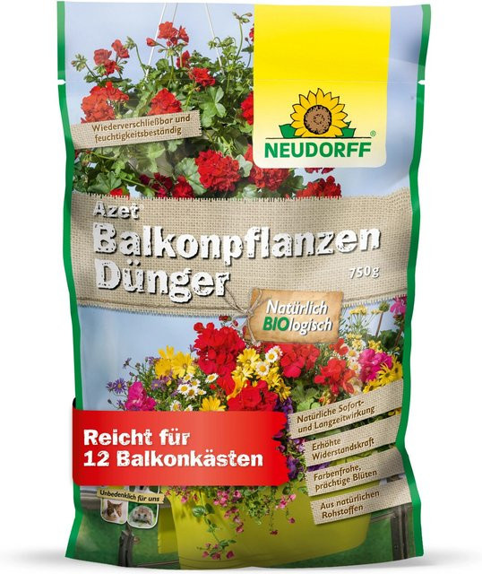 Neudorff Azet Balkonpflanzen-Dünger Granulat für Topf-, Kübel- und Balkonpflanzen, 750 g - Bild 1