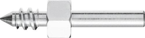 PFERD TOOLS Werkzeughalter für Polinox-Vliesräder PNER in Silber, Durchmesser: 25 mm, Schaft-Durchmesser: 6 mm - Bild 1