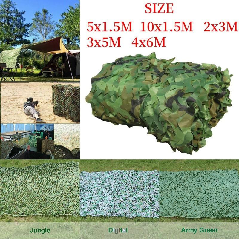 ZebraBrine Tarnnetz in Grün für militärische Zwecke und Sonnenschutz, B x H: 5 x 1,5 m - Bild 9