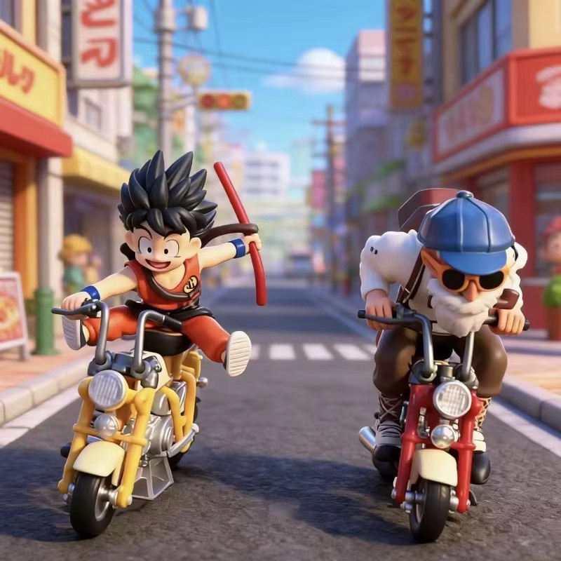 Dragon Ball Goku auf Motorrad, Figur, Einzelfigur - Bild 2