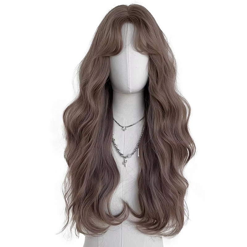 7JHH WIGS Perücke, Lange Wasserwellen, Lila-Braun, Damen - Bild 4