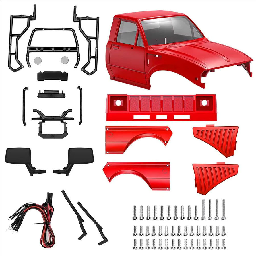 FACSNY Pickup Hard Body Shell mit Bett Rack, 1:24, Zubehör - Bild 4