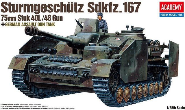 Academy Sturmgeschütz IV, Fahrzeug, Kunststoff, Braun - Bild 1