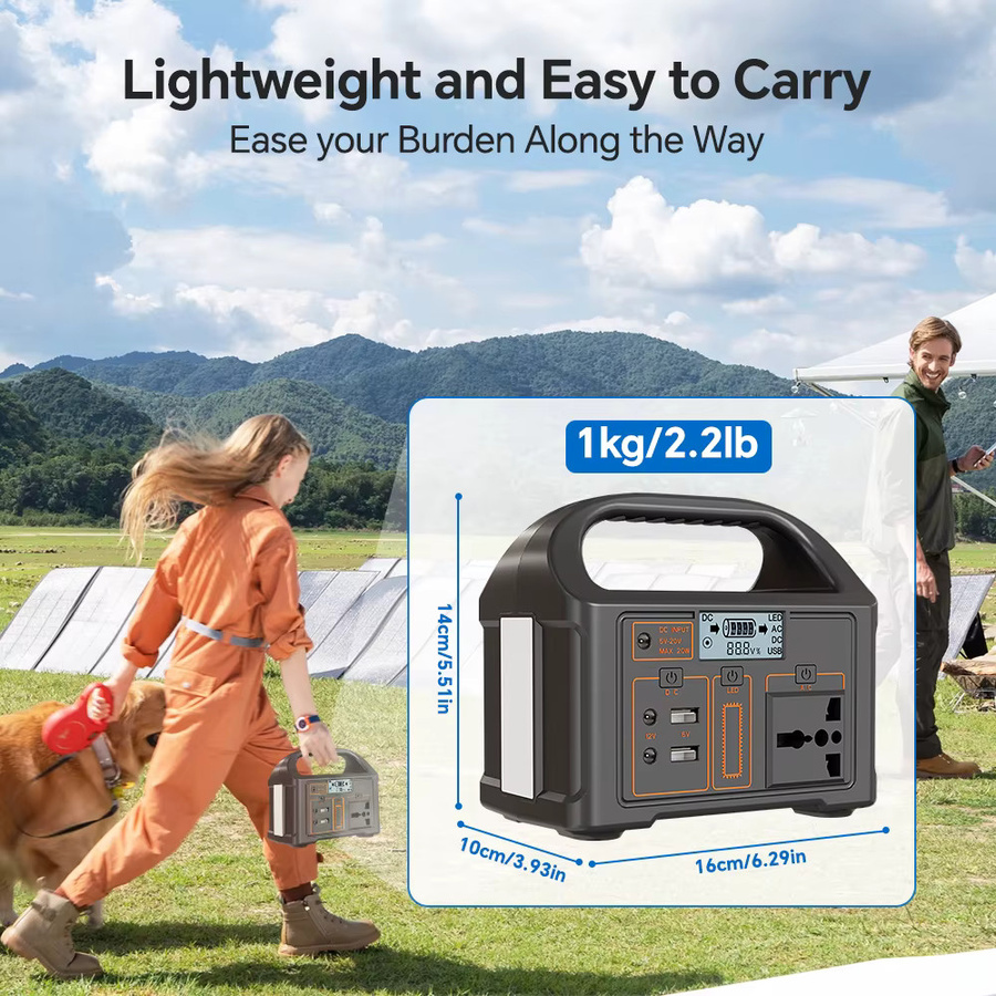 Gaiaray 100W Powerstation Tragbarer Generator mit 76,8Wh Akku-Pack und Reiner Sinuswelle für Camping und Notfälle - Bild 4