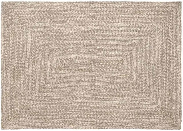 vidaXL Bereichsteppich aus Jute und Baumwolle, modern, rechteckig, Braun/Beige/Weiß, B: 120 cm, L: 170 cm - Bild 1
