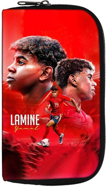 Muli Pack M-Mbappe Fußball Rucksack Set mit Fronttasche und Schlingentaschen in Rot - Bild 1