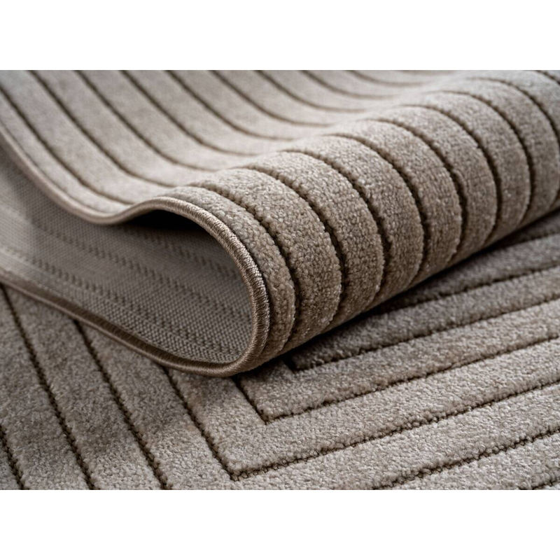 Ayyildiz In- und Outdoor-Teppich Nova in Beige mit Boho-Design und Hoch-Tief-Effekt, B/L: 140 x 200 cm - Bild 2