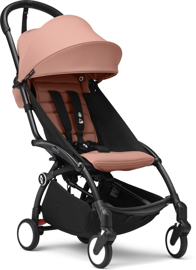 Stokke YOYO³ Travel Buggy faltbares Gestell in Schwarz / Ginger ab 6 Monaten - Bild 1