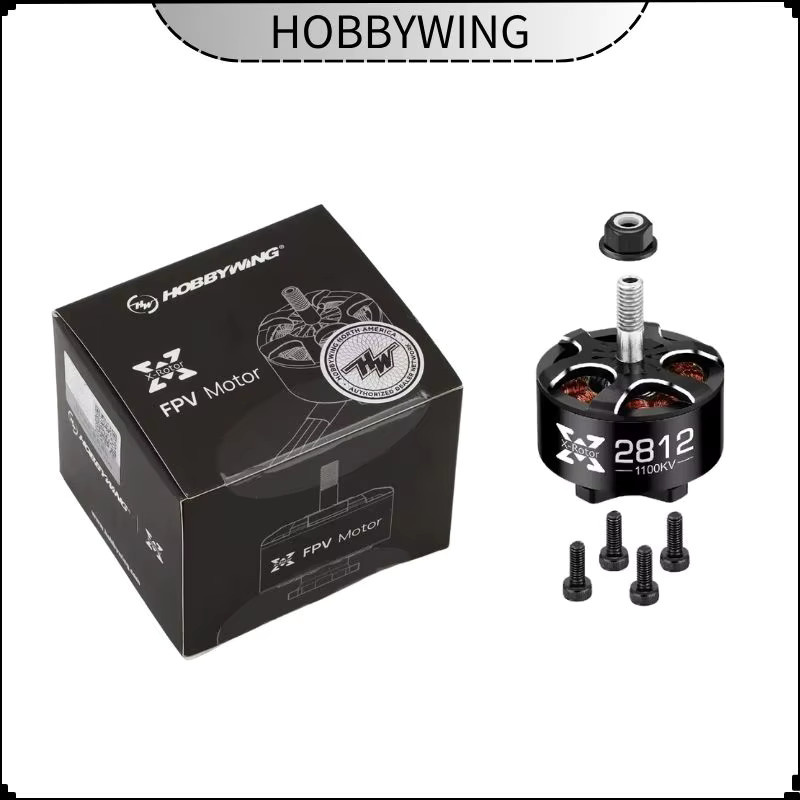 HOBBYWING Xrotor Bürstenlose Motoren, FPV Racing Drohne Zubehör, Metall, Schwarz - Bild 2