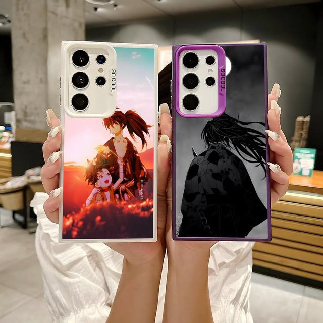 Anime Hyakkimaru Silikon Handyhülle für Samsung Galaxy S25 Edge S24 S23 S22 S21 S20 Ultra in Bunt und Silber - Bild 1