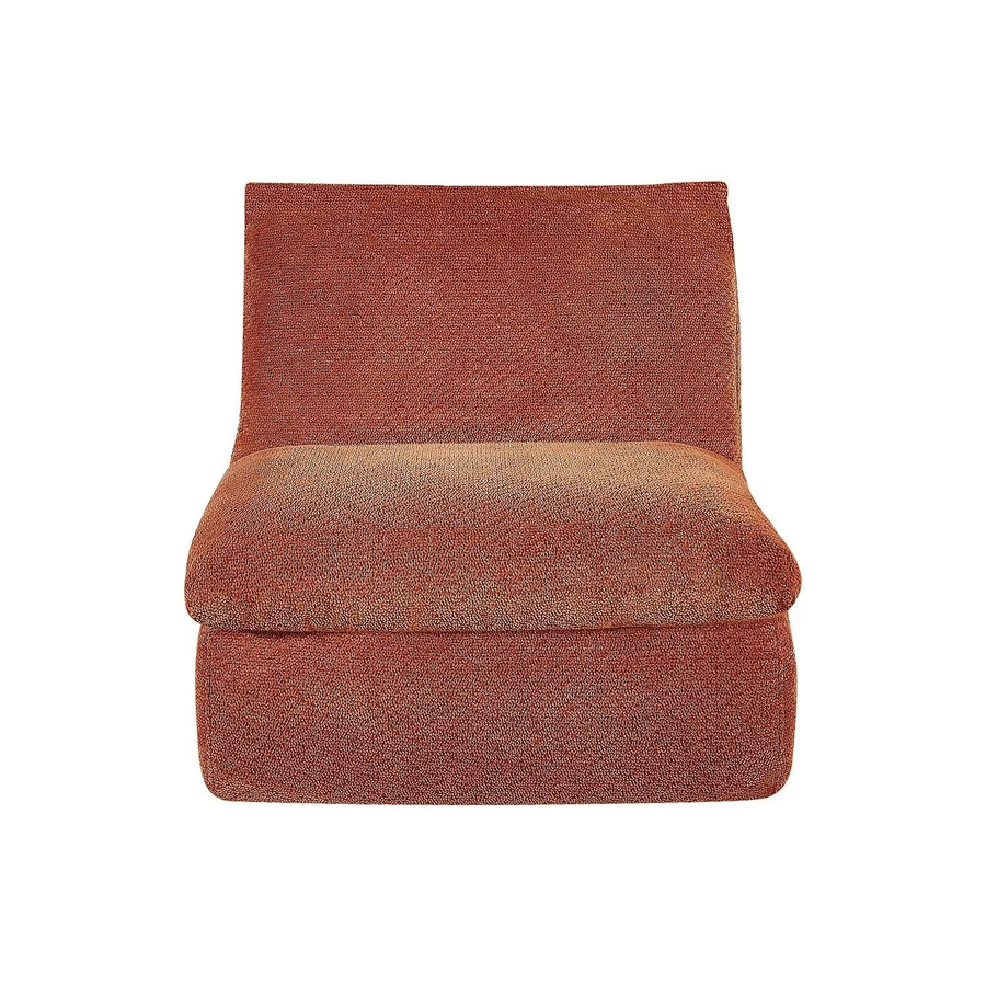Vente-unique Sessel Loleva mit gerader Rückenlehne in Terracotta, B/T/H: 84 x 78 x 104 cm - Bild 2