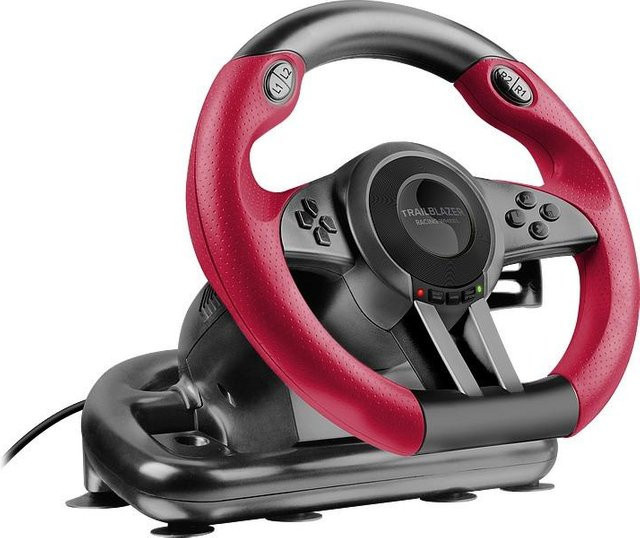 SPEEDLINK TRAILBLAZER Racing Wheel für PC, PS4, Xbox Series X/S, Xbox One und Nintendo Switch, schwarz - Bild 2