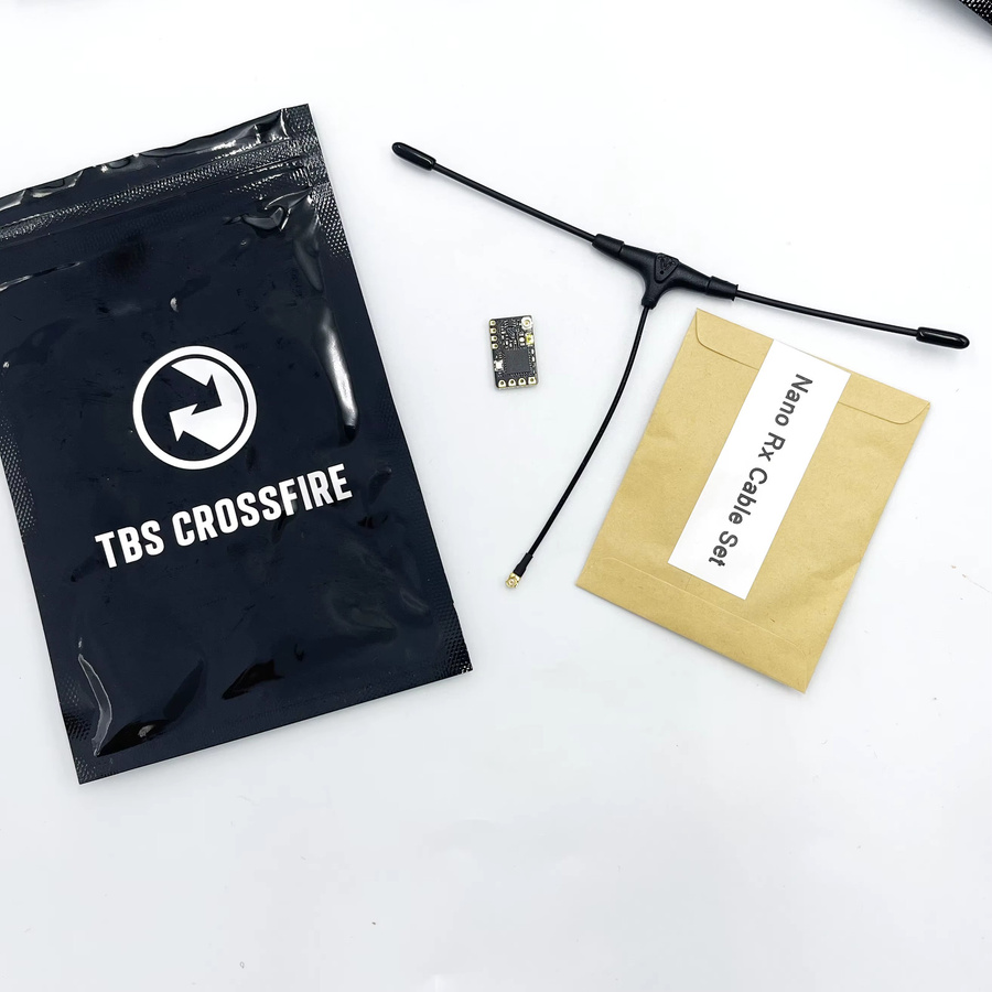 TBS Crossfire Nano RX V2 Empfänger für FPV-Kreuzungsmaschinen in Schwarz (915/868 MHz) - Bild 2